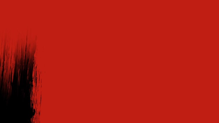 Transizione dinamica a strisciata con pennellata rossa