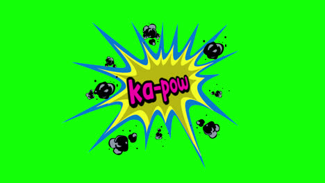 cartoon-kapow-Comic-Bubble-speech-loop-Animation-video-transparent-background-with-alpha-channel.
