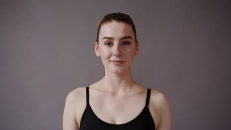 portrait of a young woman smiling