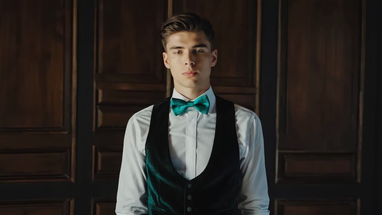 retrato de un hombre con ropa formal