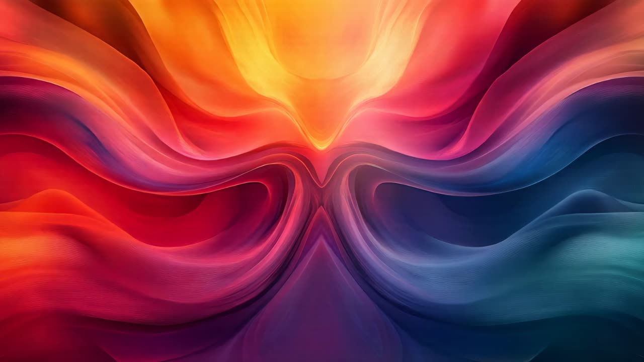 Abstract Colorful Swirls