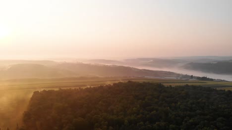 early morning in knox county maine usa