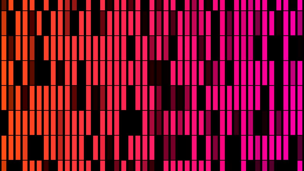 Abstract background with animation of flicker particles