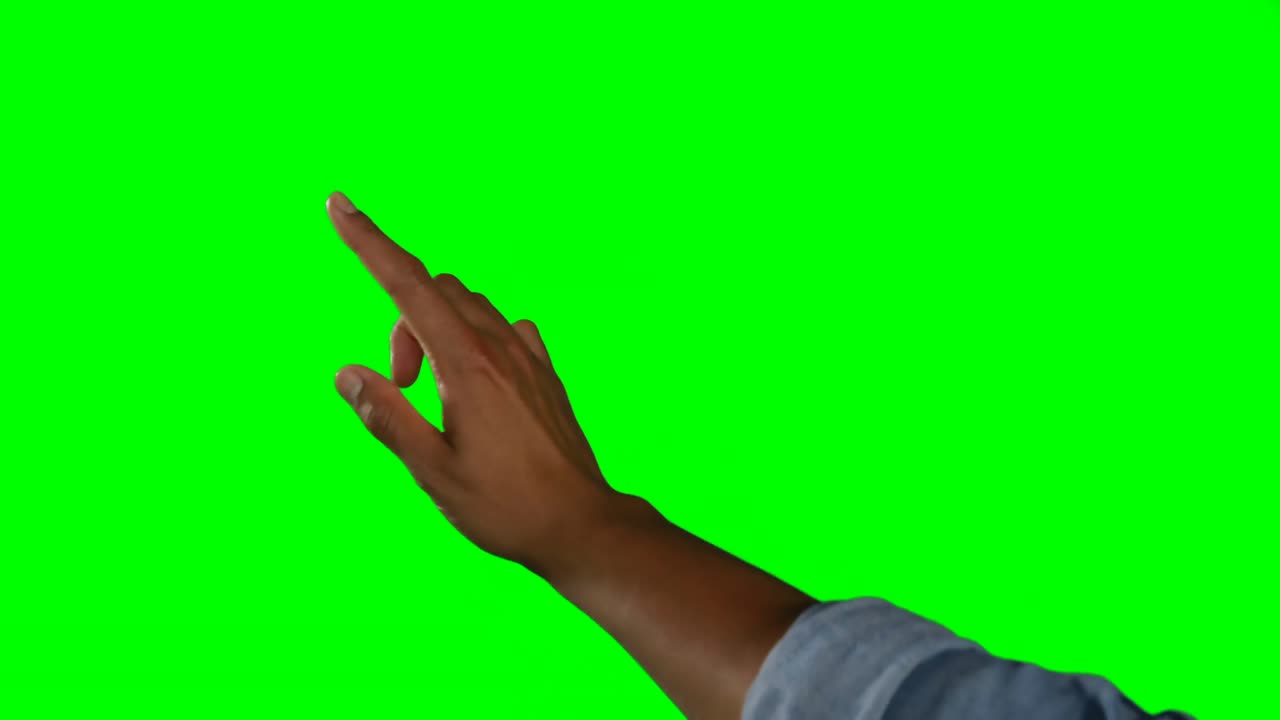 la mano de un hombre tocando la pantalla digital 4k