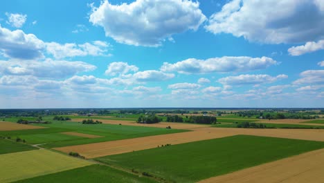 Aerial-view-of-powerful-Wind-turbine-farm-for-energy-production-on-beautiful-cloudy-sky-at-highland