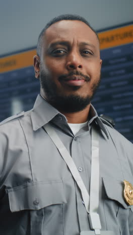 security guard portrait