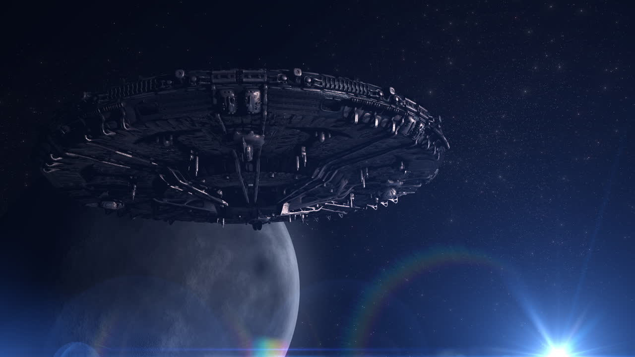 Spaceship in Outer Space