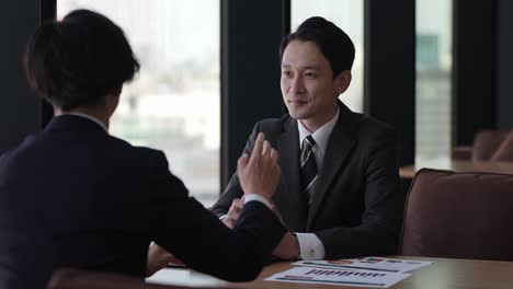 asian businessmen meeting in the office