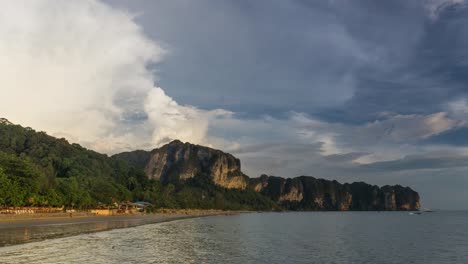ao nang beach sunset timelapse