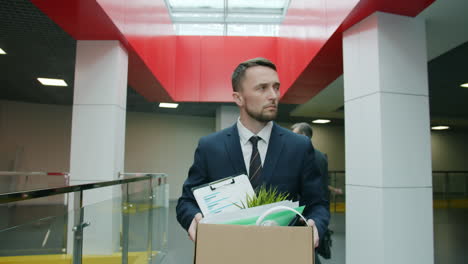 Fired Employee Leaving the Office