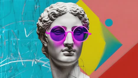 Statue with Sunglasses