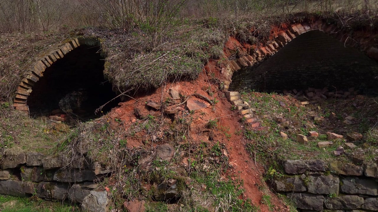 Abandoned Beehive Coke Ovens in Coketon, West Virginia - for the making of steel back in the late 1800s