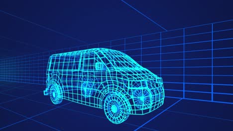 dibujos técnicos en 3d del coche 4k
