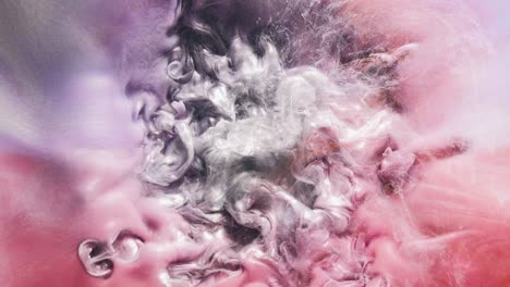 underwater ink explosion dye mix blend liquid flow