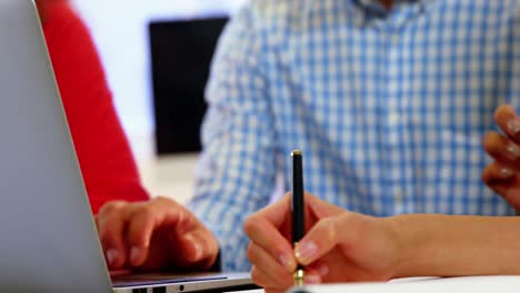 group of business executives in a meeting