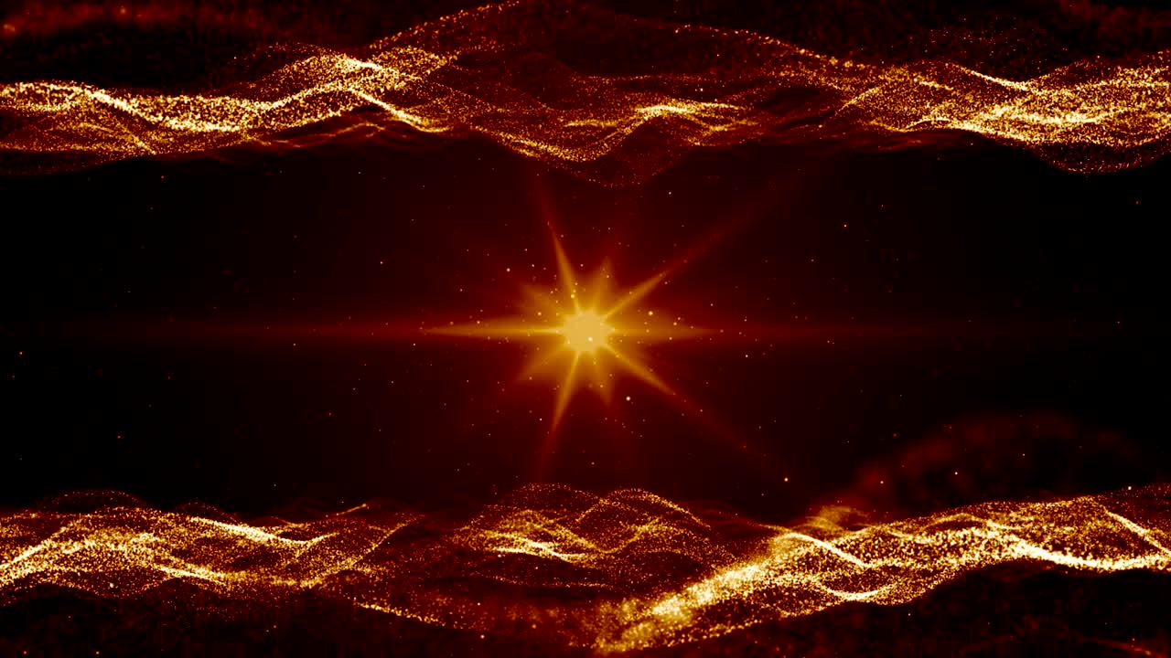 partículas de polvo abstracto luz bokeh títulos de movimiento bucle de fondo cinematográfico