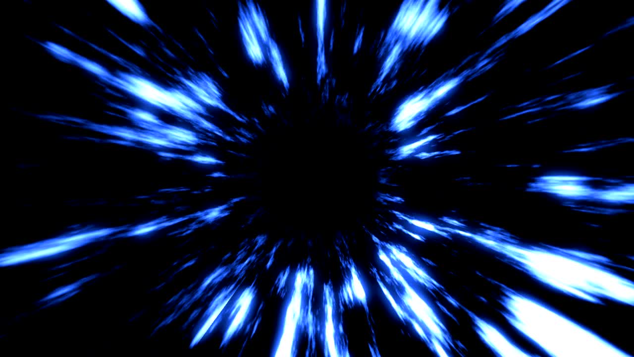 Futuristic light tunnel. Abstract background. Seamless loop