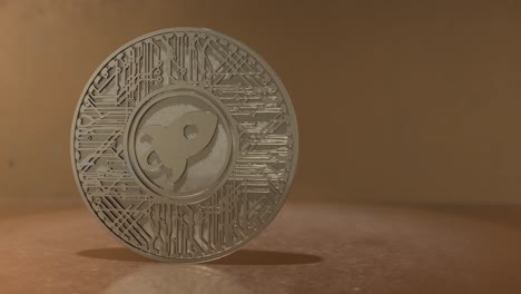 stellar coin xlm blockchain cryptocurrency altcoin 3d render