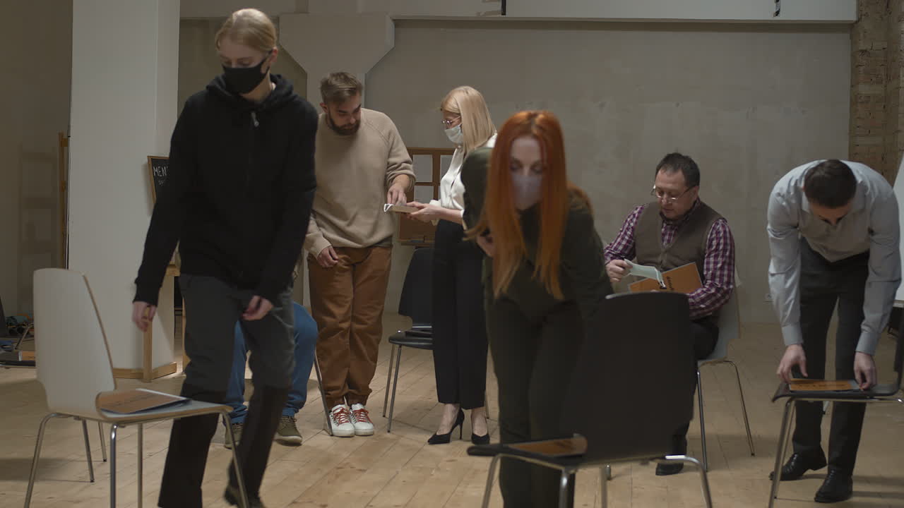 Group Therapy Session in Rehab Centre during Covid