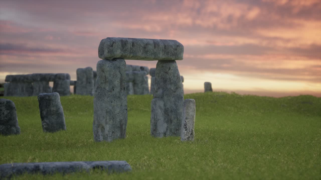 Ancient Stones at Sunset