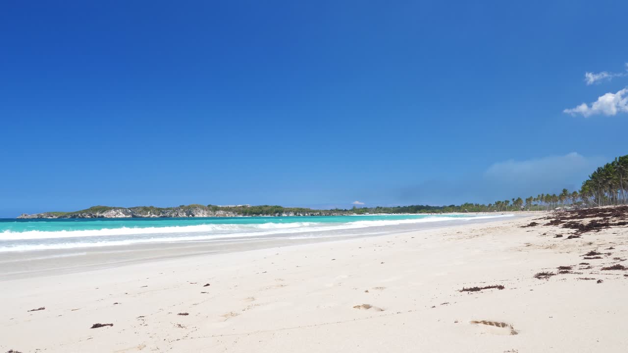hermosa escena de playa tropical