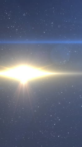animación de luces azules y amarillas brillantes que se mueven sobre manchas de luz sobre un fondo púrpura