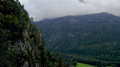 time lapse of the beautiful village of gozd martuljek in the northern part of slovenia near kranjska gora