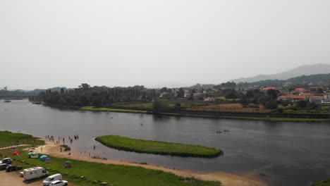 Ponte-De-Lima-Portugal-Y-Alrededores,-Imágenes-De-Drones