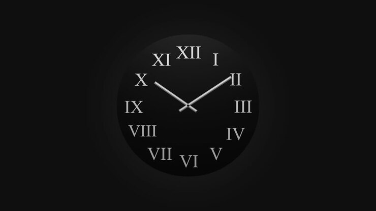 Clock Counting Down 24 Hour Day Fast Speed Time-lapse 4K HD