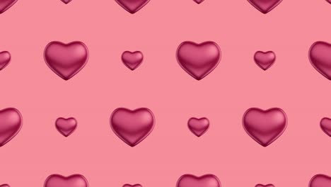 pink heart pattern background