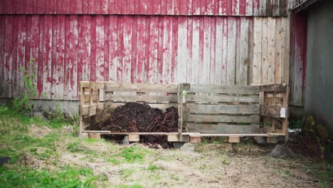 Wooden-Box-Pallet-With-Soil-For-Growing-Raised-Plants