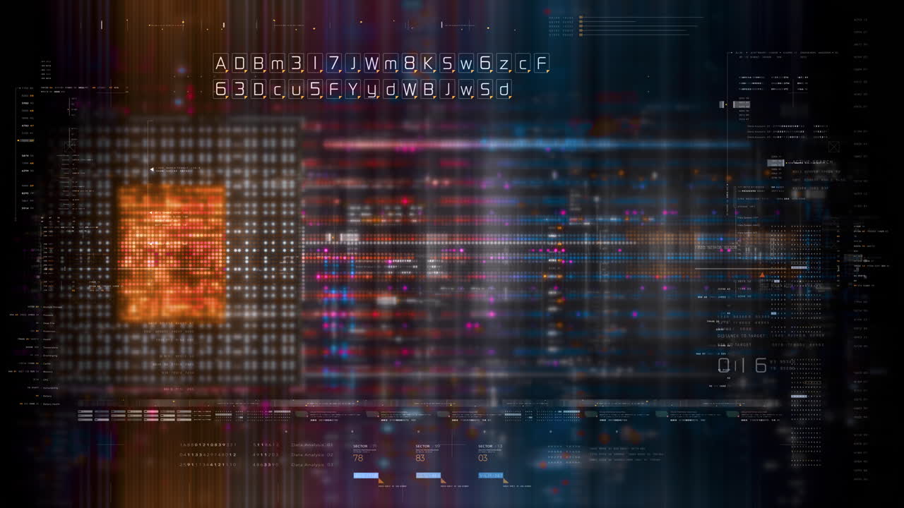 Abstract particle motion with vibrant colors, digital flowing particles, VR, futuristic sci-fi, tech innovation, and immersive cyber space background
