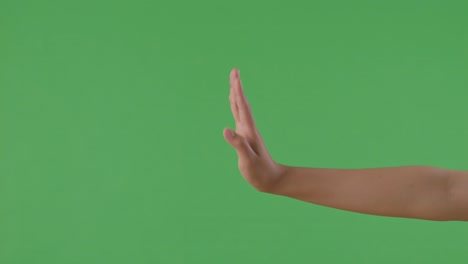 hand gesture rejecting