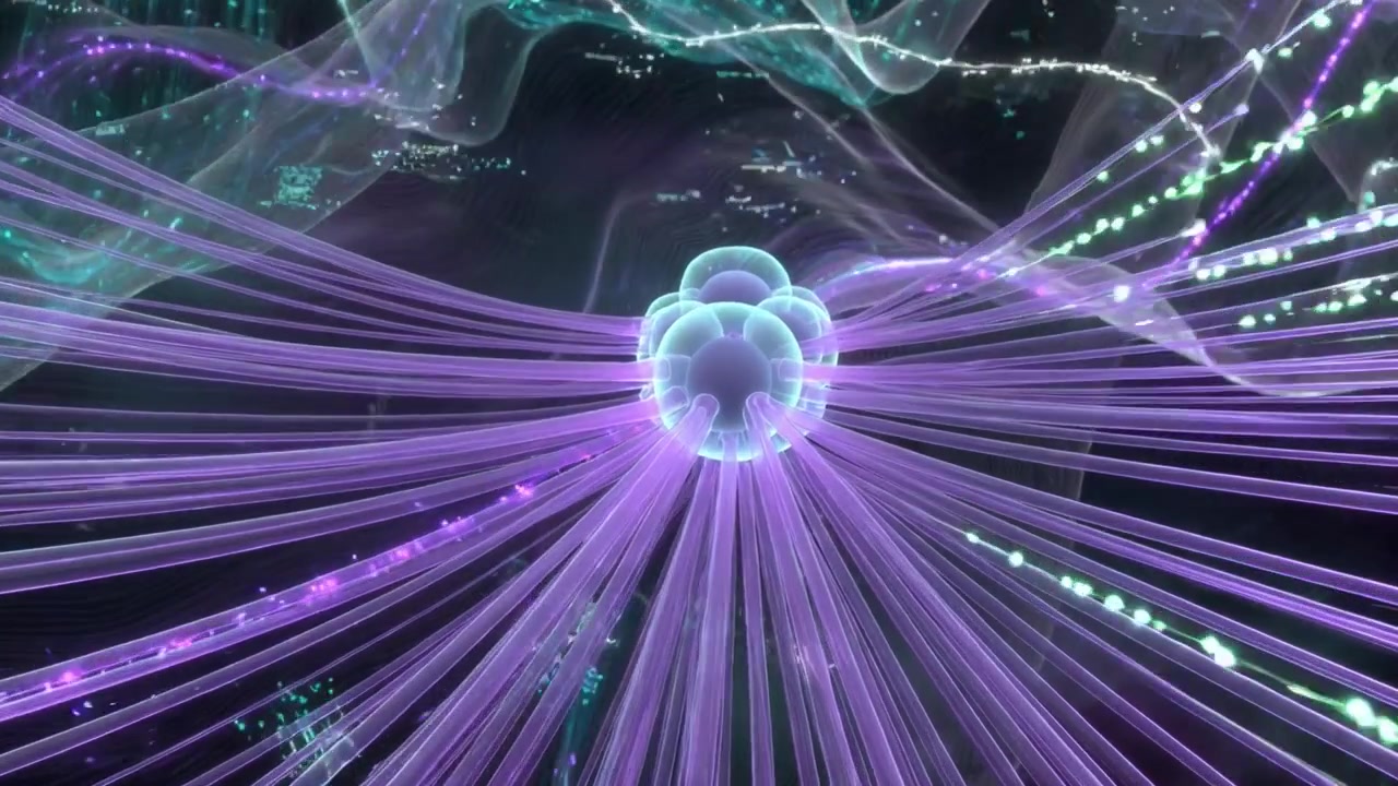 Digital Information Flowing Through an Abstract Neural Network