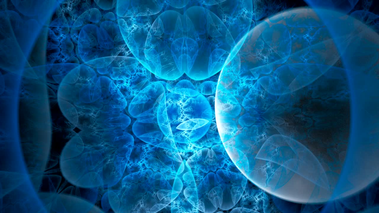 크리에이티브 디자인을 위한 추상적인 프랙탈 영상