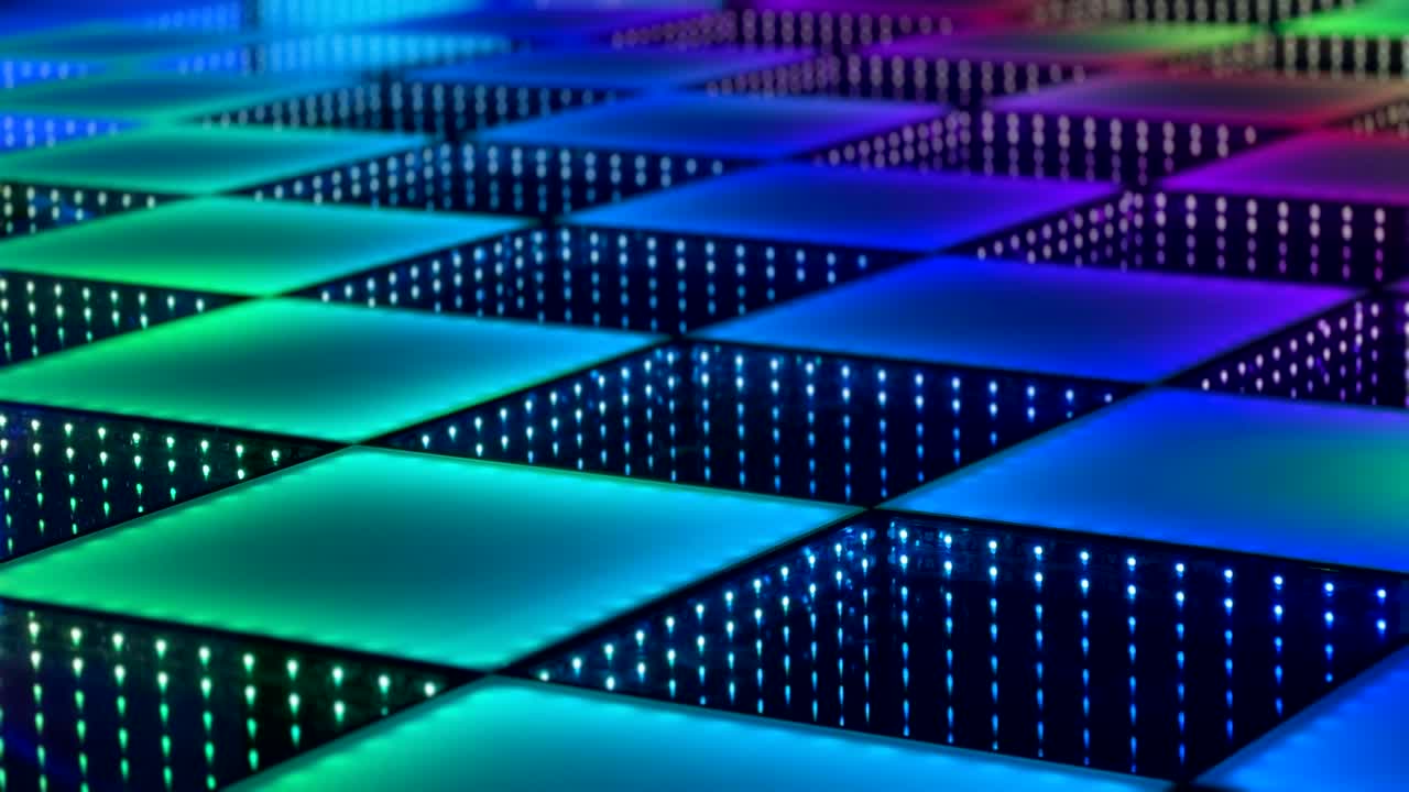 lugares de baile de discoteca con luces coloridas en 3d
