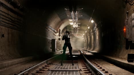 underground bunker from cold war. ukraine, sevastopol