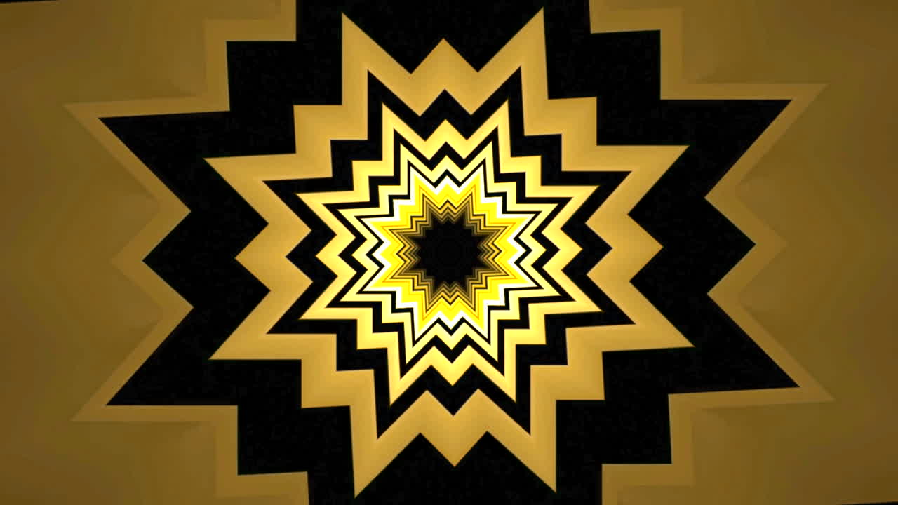 patrón de estrella dorada y negra