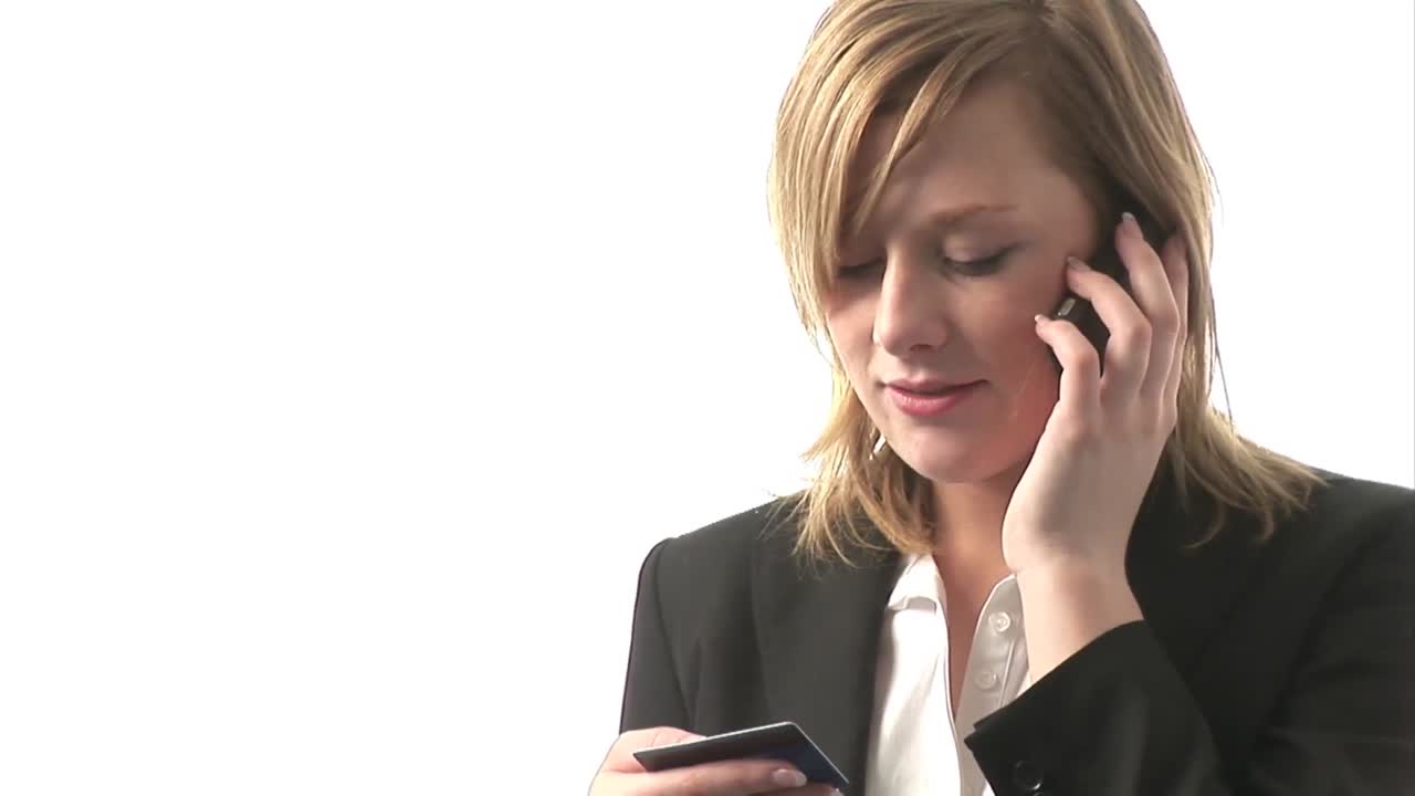 Woman Making a Credit Card Booking