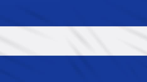 bandera de el salvador agitando tela, bucle de fondo