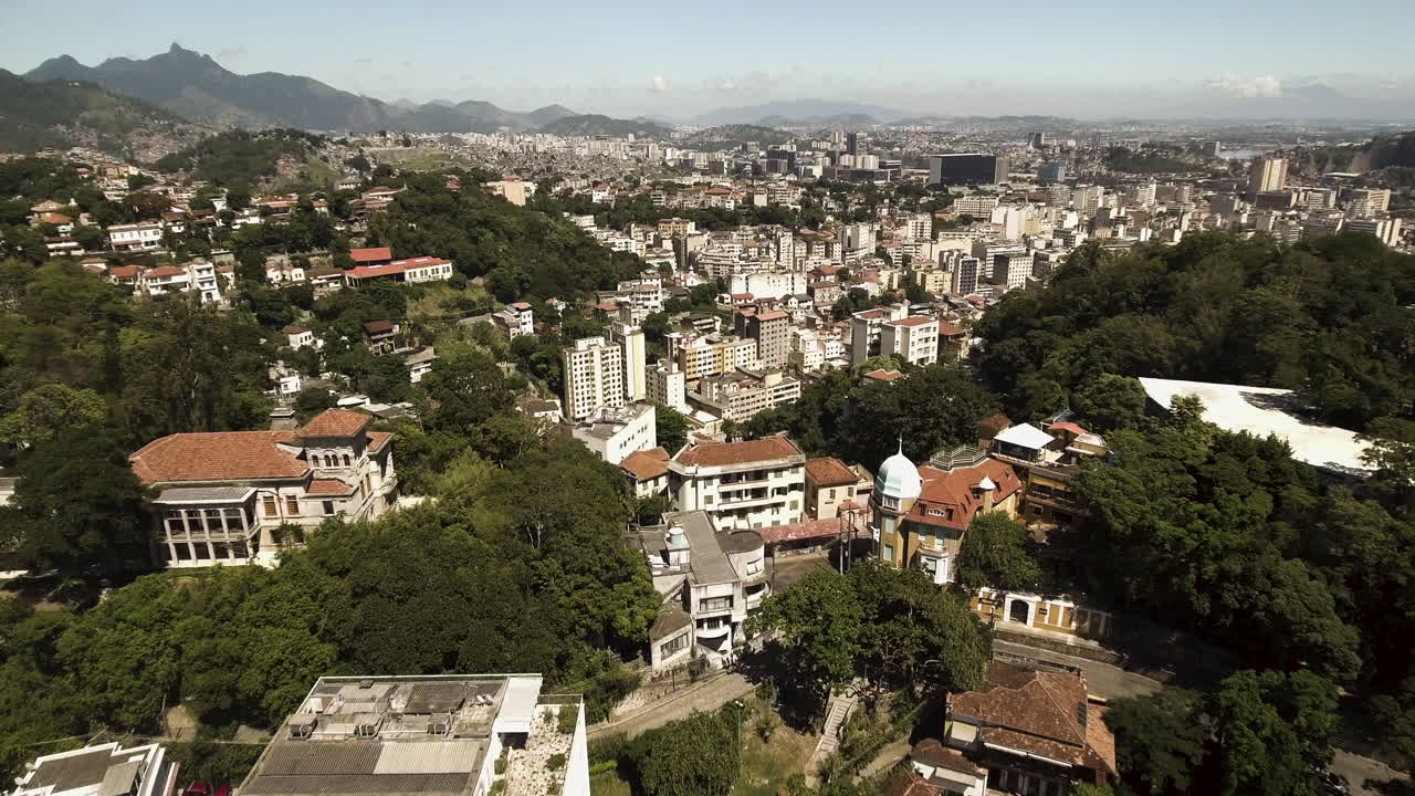 Aerial View of Rio de Janeiro Cityscape