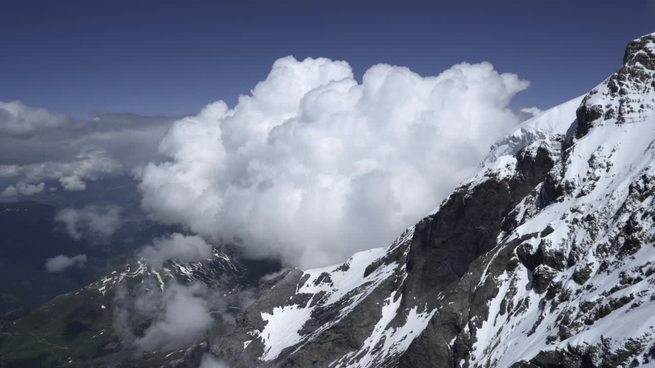 паннинг-высокая горная область юнгфрау, швейцария