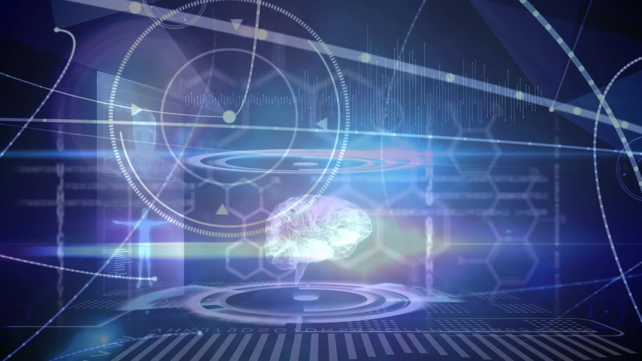 Animation of network of connections over data processing