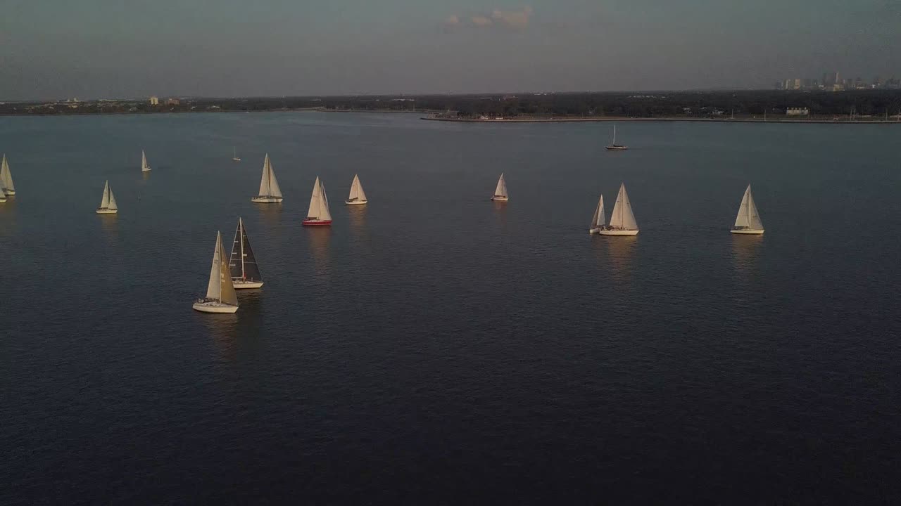 una gran regata en el mar hoy en nola