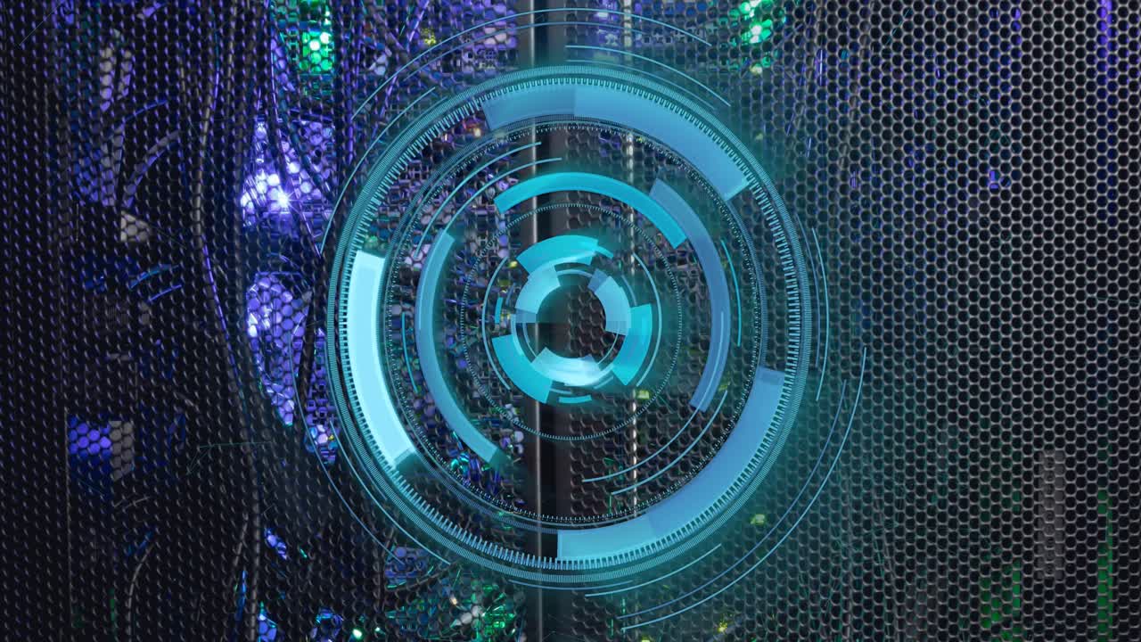 Animation of scope scanning and data processing over computer servers