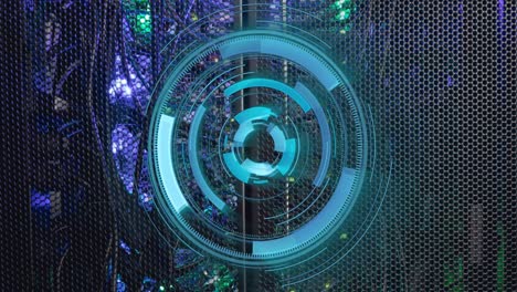 animation of scope scanning and data processing over computer servers