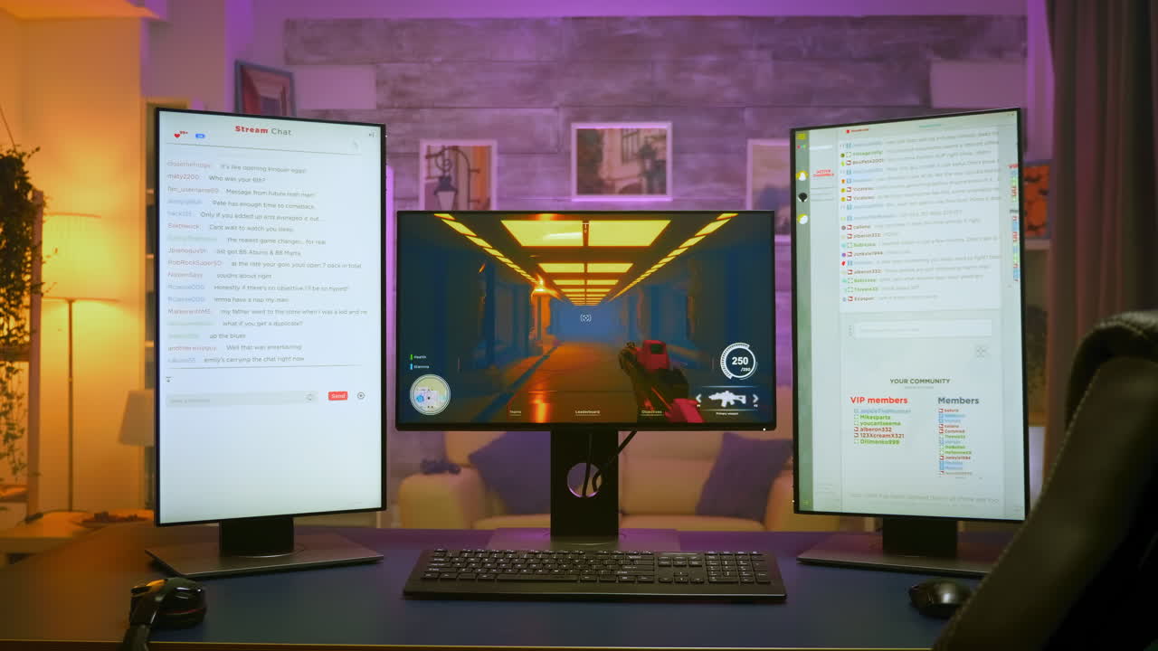 강력한 pc와 함께 전문 게임 설정으로 방