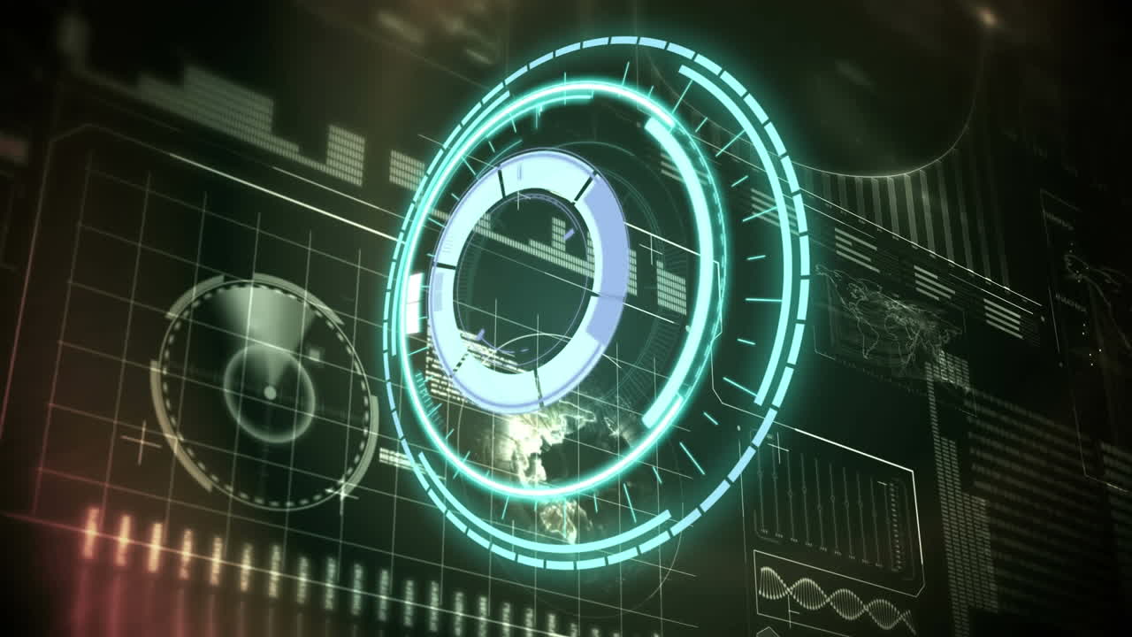 Animation of scope scanning over data processing