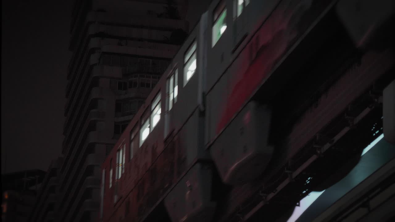 지상 철도 자동차 또는 지하철 노선은 하늘을 가로질러 밤 하늘을 가로질러 하늘을 가로질러 하늘을 가로질러 하늘을 가로질러 하늘을 가로질러