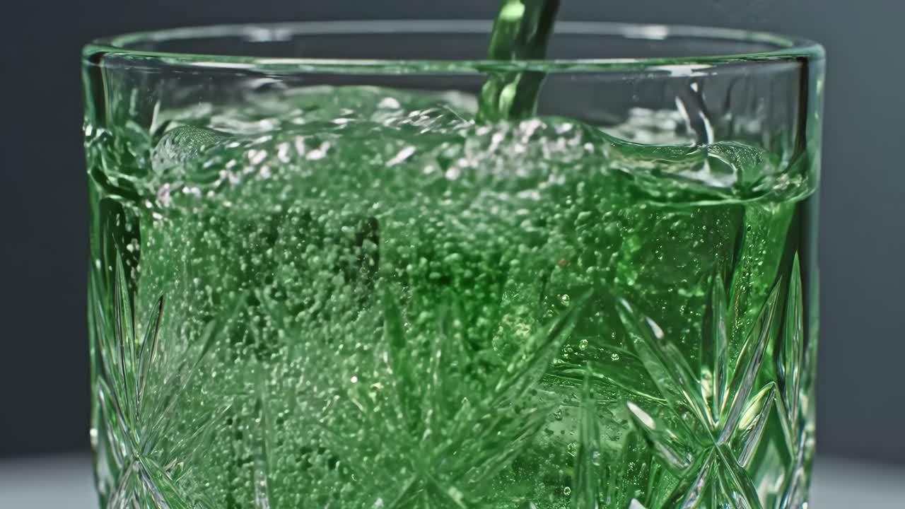 Green Drink in Glass